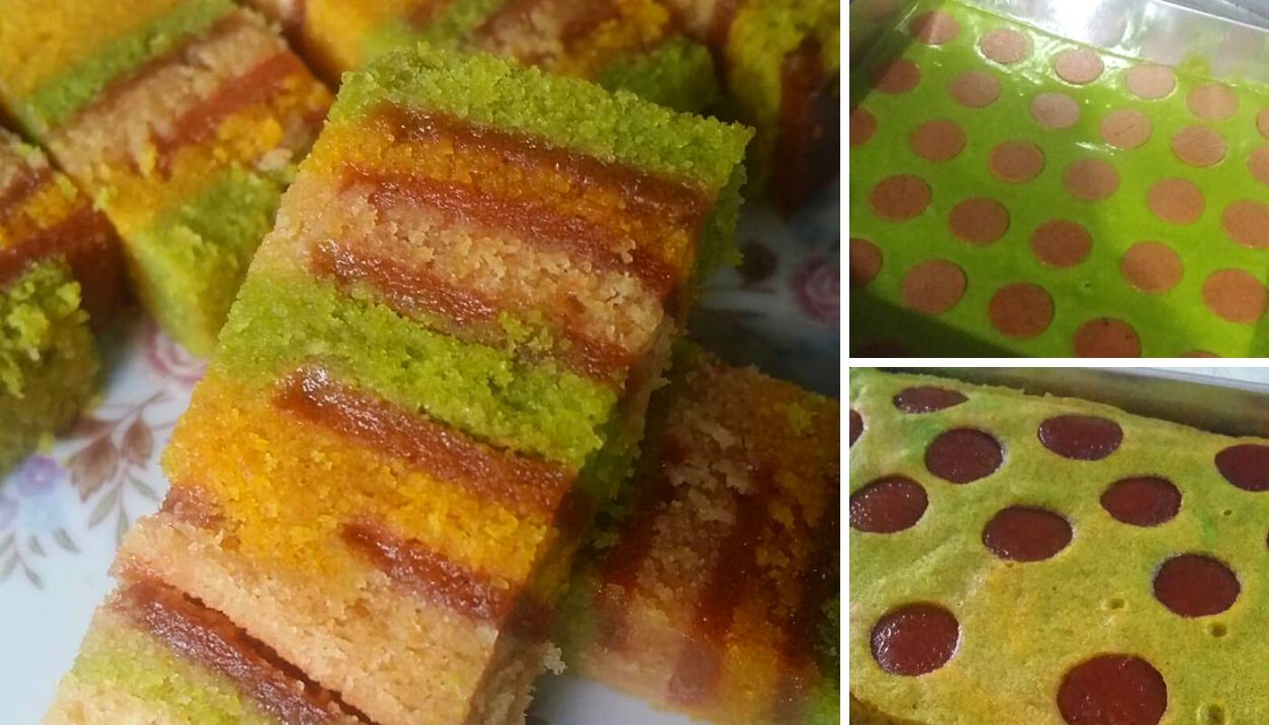 Resipi Kek Lapis Masam Manis Kukus Warisan Arwah Ibu Mertua. Sedap &#038; Mudah