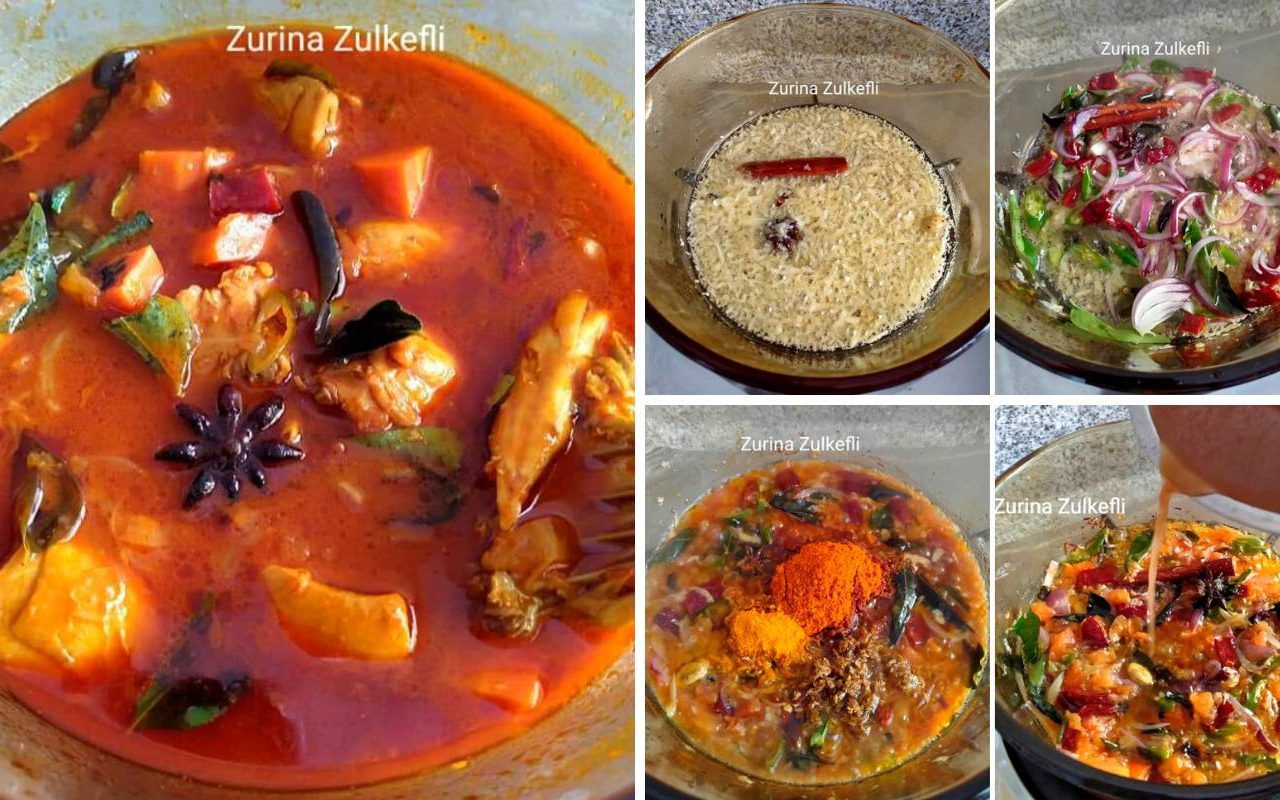 Petua Masak Kari Ayam Tanpa Santan Yang Sangat Sedap