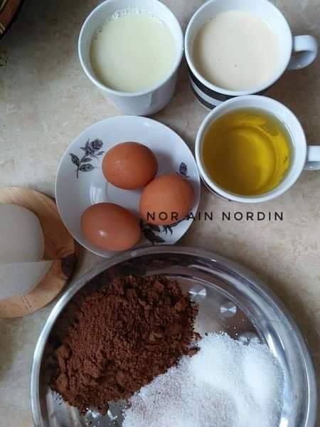 Kek Coklat Moist Kukus Sukat Guna Cawan. Gerenti Jadi!