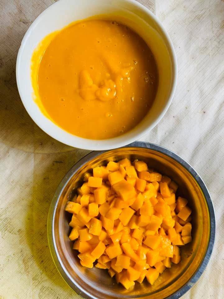 Sejukkan Tekak Dengan Homemade Mango Cheese Aiskrim