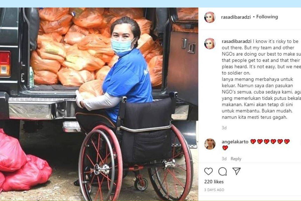 Ras Adiba Radzi, “Setiap Kali Menghantar Makanan, Tiap Itulah Air Mata Tertumpah”.