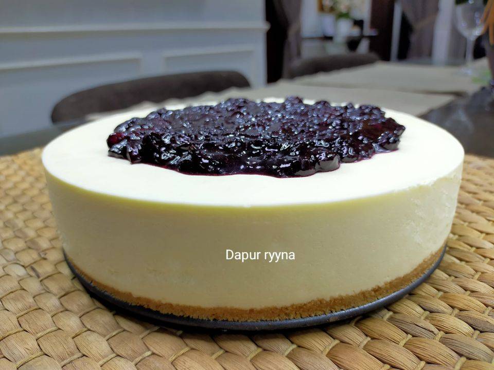 Blueberry Cheesecake Nikmat Dimakan Ketika Sejuk