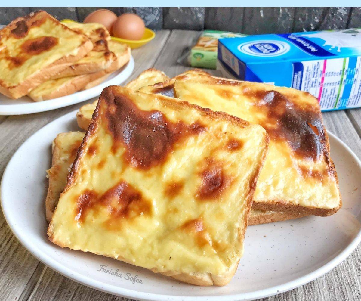 Bread With Basque Burnt Cheese Topping, Bukan Sekadar Kek Aje