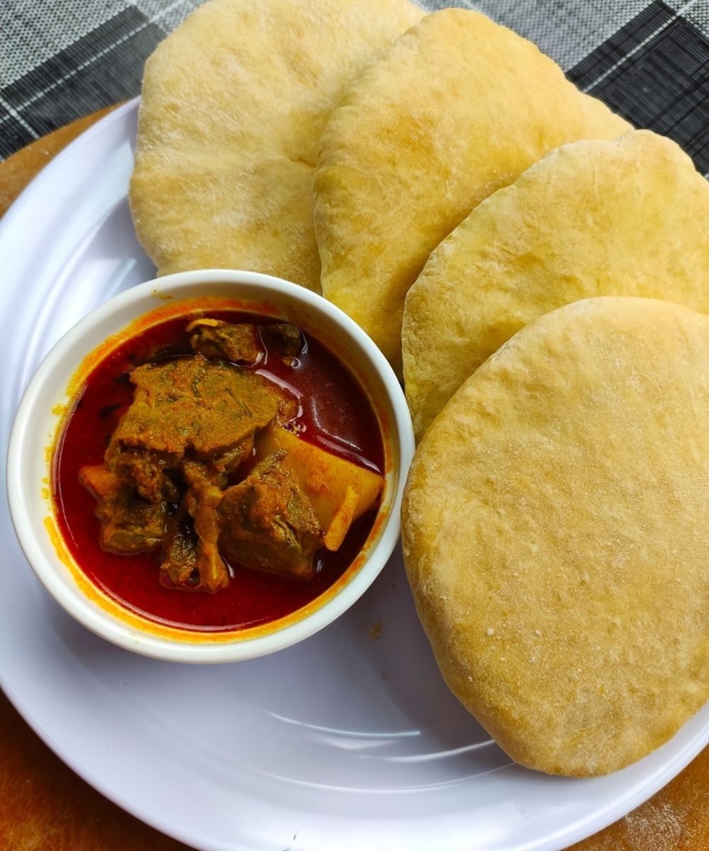 Roti Arab Segar Dari Oven Super Lembut,  Buat Homemade Aje