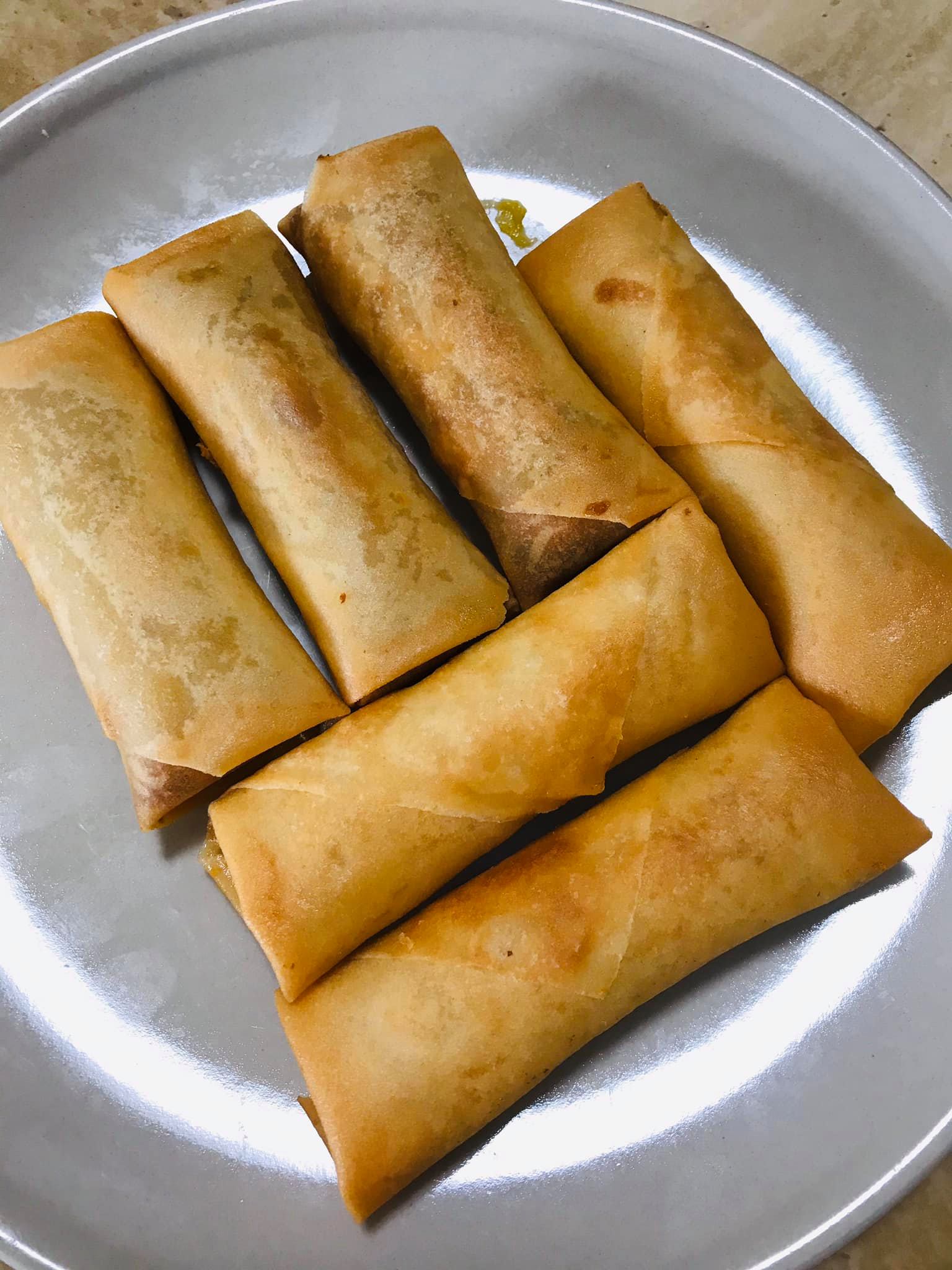 Resipi  Creamy Cheesy Popia Carbonara Rangup & Puas Makan