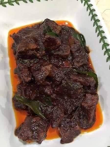 Resipi Nasi Briyani Simple & Daging Masak Kandar. Hidangan Untuk 7-8 Orang Makan