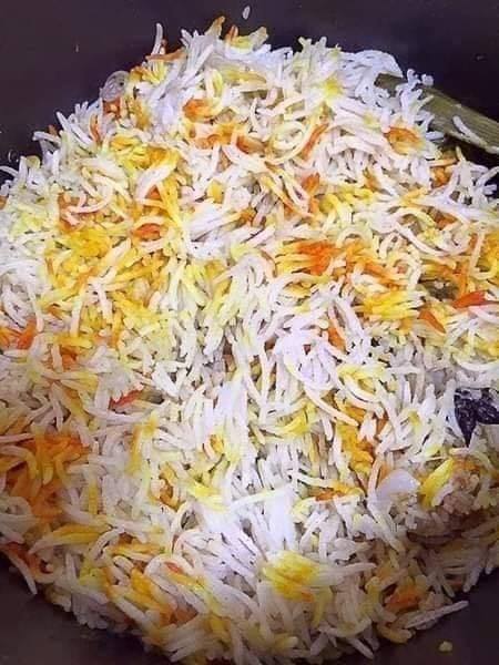 Resipi Nasi Briyani Simple &#038; Daging Masak Kandar. Hidangan Untuk 7-8 Orang Makan