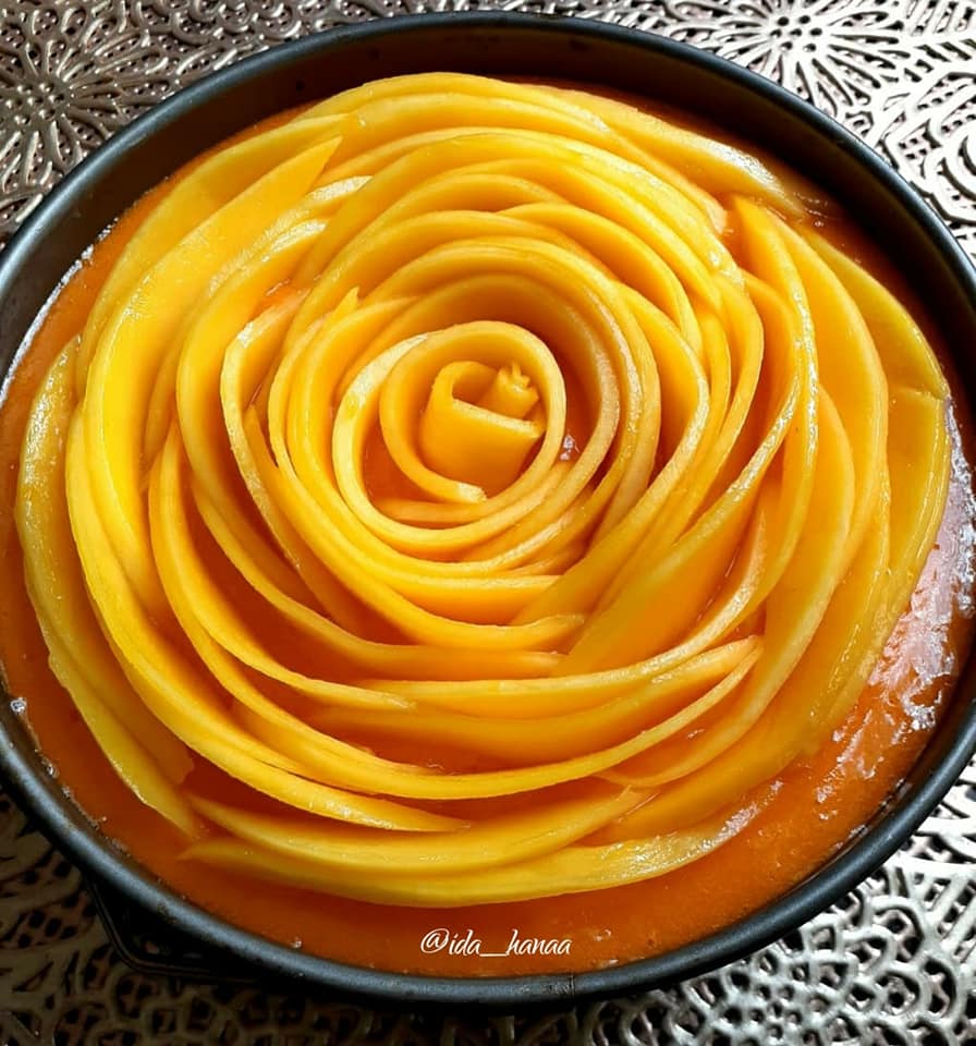 Resipi Mango Cheesecake Lemak Manis. Sedap Dimakan Ketika Sejuk