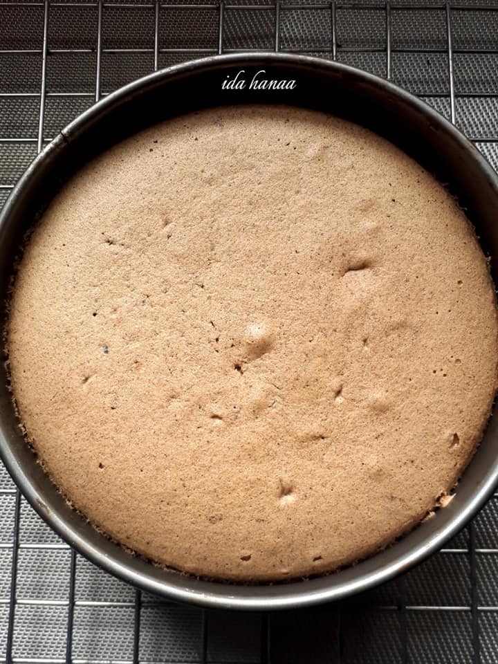 Resipi Kek Span Viral Dengan Perasa Oreo. Molek Kejadian & Sedap