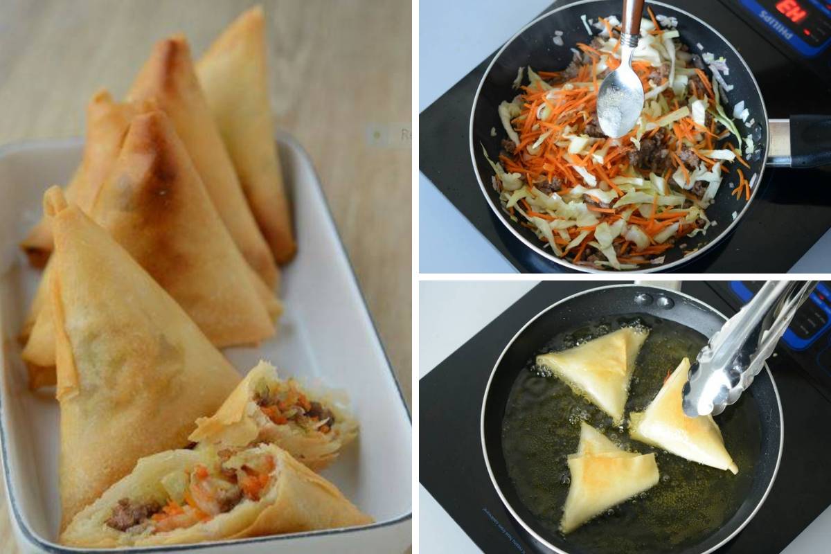 Cara Mudah Buat Samosa Sayur Berdaging Yang Sedap