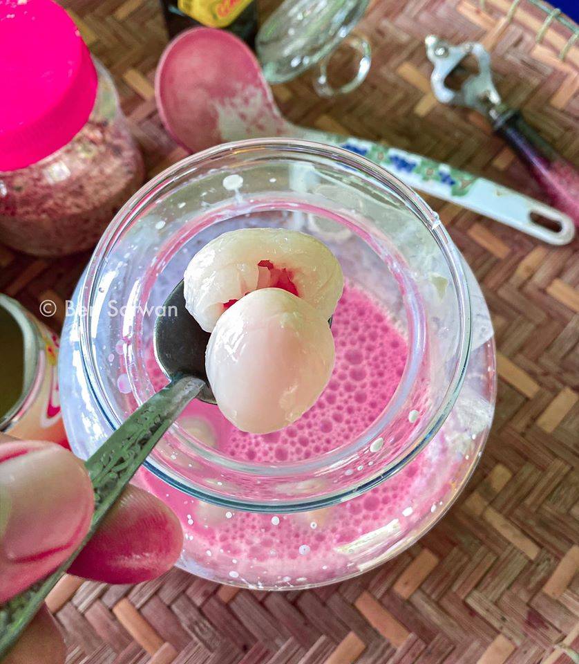 Air Bandung Laici Cincau Kaw. Sedap & Tak Guna Banyak Bahan