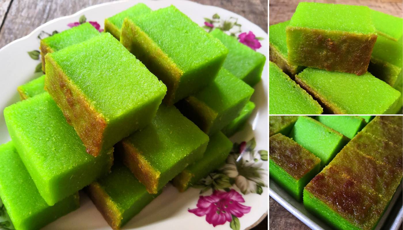 Resipi Bengkang Ubi Pandan. Mudah, Sedap & Tak Guna Banyak Bahan