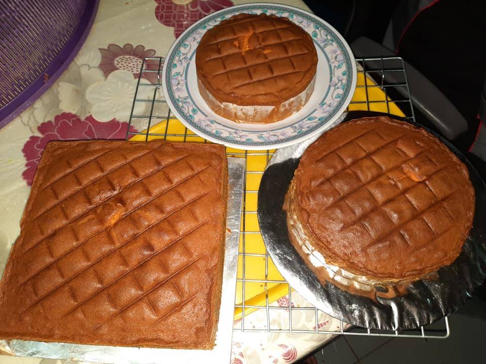 Kek Oren Gebu, Lembut & Mudah Untuk Dibuat. All Time Favourite!