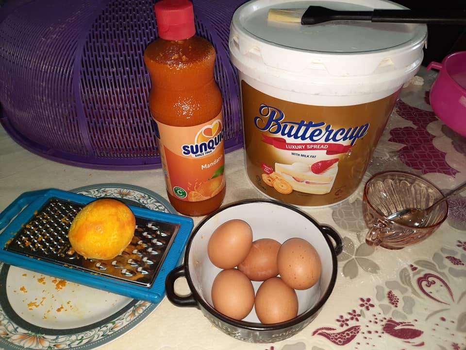 Kek Oren Gebu, Lembut & Mudah Untuk Dibuat. All Time Favourite!