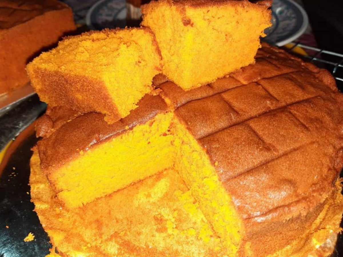 Kek Oren Gebu Lembut Mudah Untuk Dibuat All Time Favourite