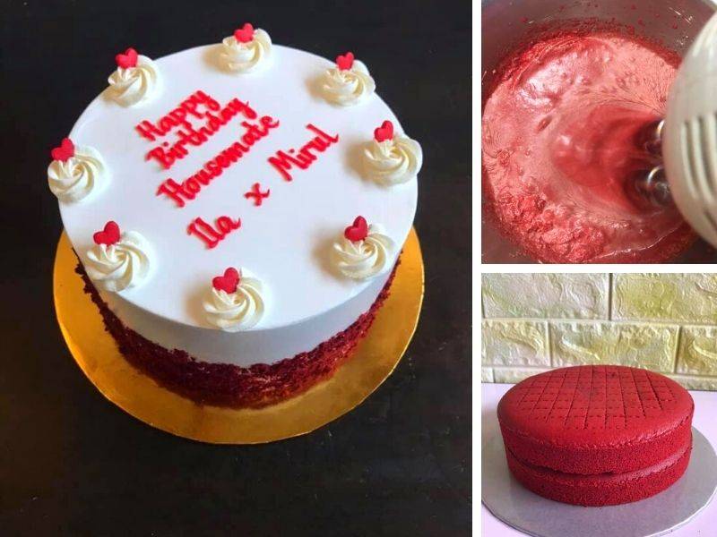 Buat Kek Red Velvet Super Sedap. Ikut Step By Step Pasti Jadi