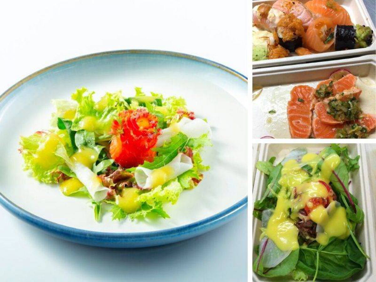 Salmon Dan Fjord Trout Norway Jadi Fokus Sajian Tengah Hari Oleh 