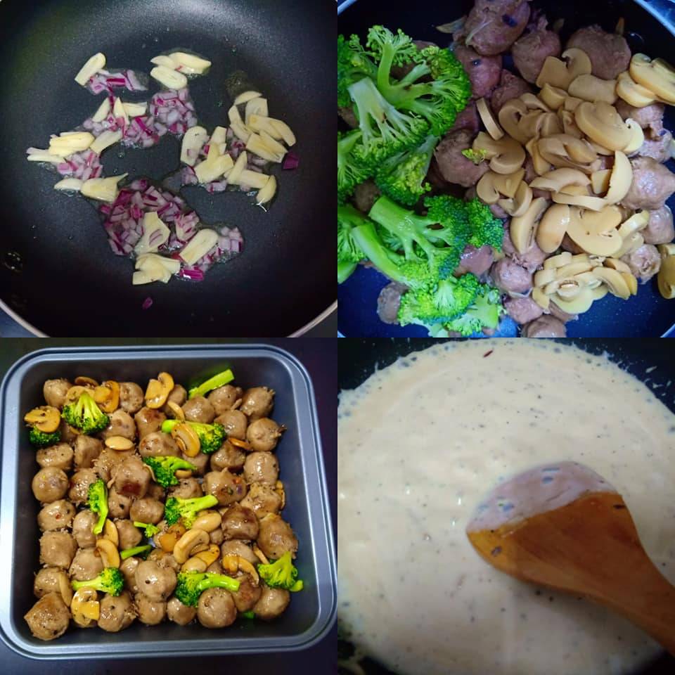 Resipi Baked Carbonara Cheese Meatball Yang Sedap & Menyelerakan. Patutlah ‘Share’ Lebih 100K!