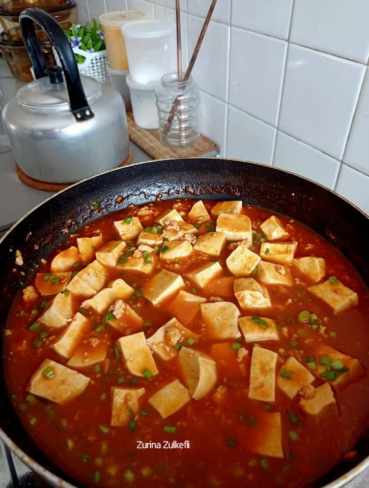 Resipi Mapo Tofu Berkuah Pedas Stail Masakan Cina Yang Enak