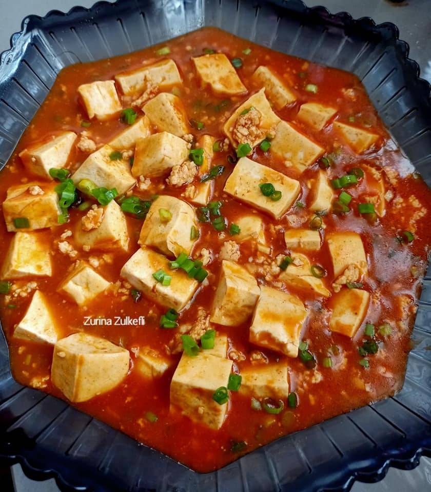 Resipi Mapo Tofu Berkuah Pedas Stail Masakan Cina Yang Enak