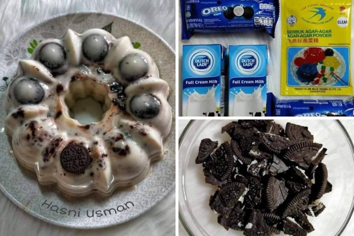 Nikmatnya Kalau Dapat Makan Puding Oreo Sejuk-Sejuk. Hanya Guna 4 Bahan!