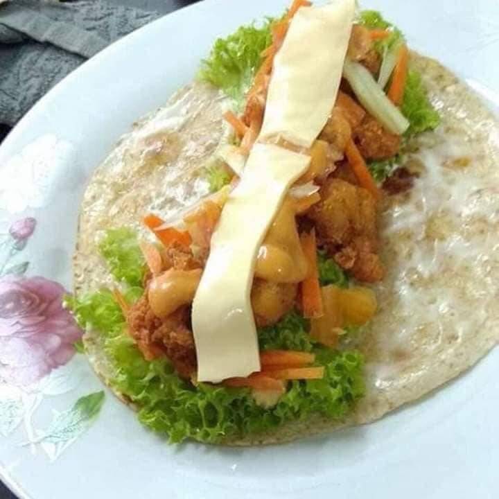 Mudahnya Buat Chicken Wrap Ala KFC. Sedap & Mengenyangkan!