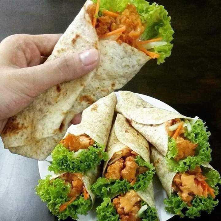 Mudahnya Buat Chicken Wrap Ala KFC. Sedap & Mengenyangkan!