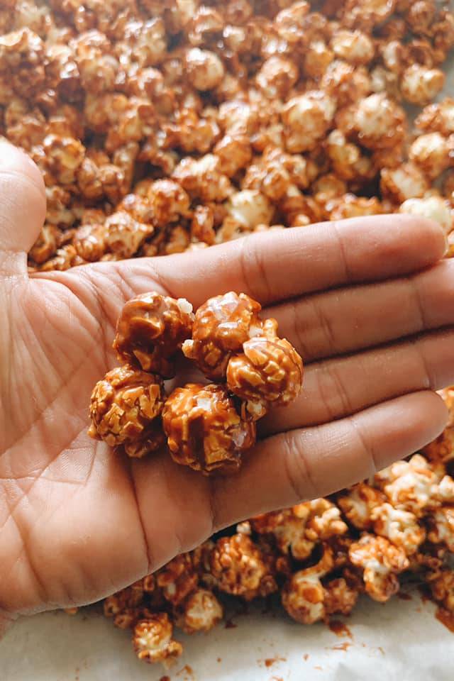 Cara buat popcorn caramel