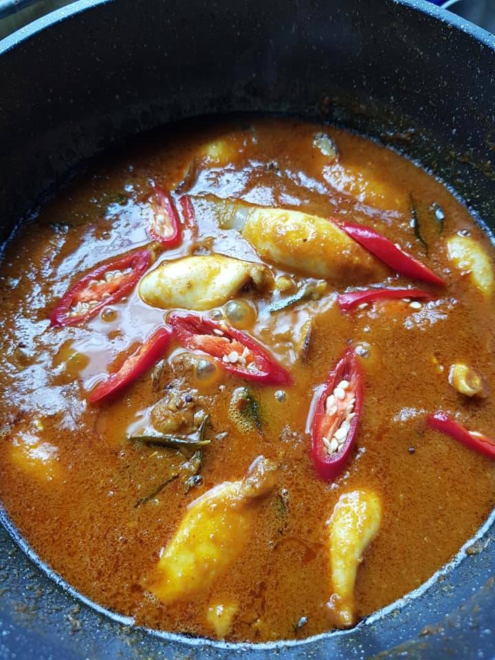 Resipi Kari Sotong Mamak Padu Ala Restoran Nasi Kandar