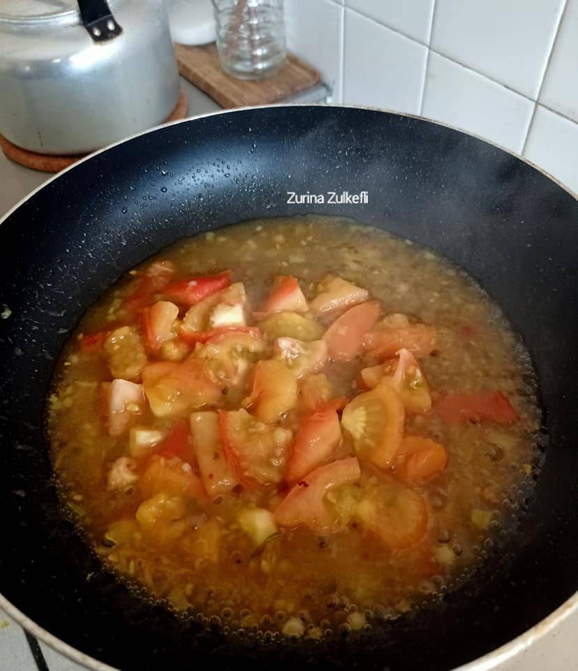 Telur Masak Tomato. Sajian Cina Tanpa Bawang Yang Ringkas, Sedap & Cepat Masak