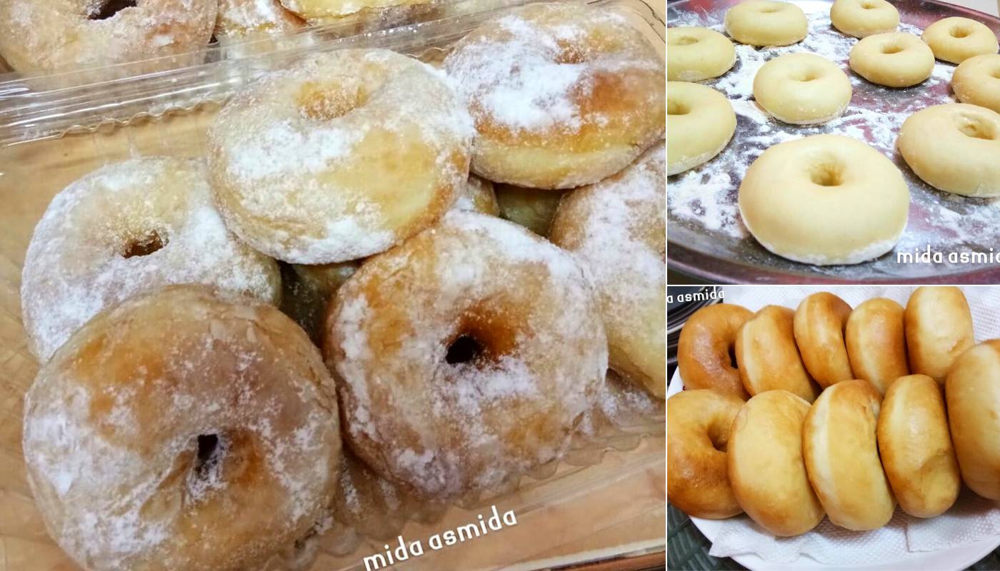 Resipi Donut Super Gebu Tanpa Uli. Lembut Macam Span