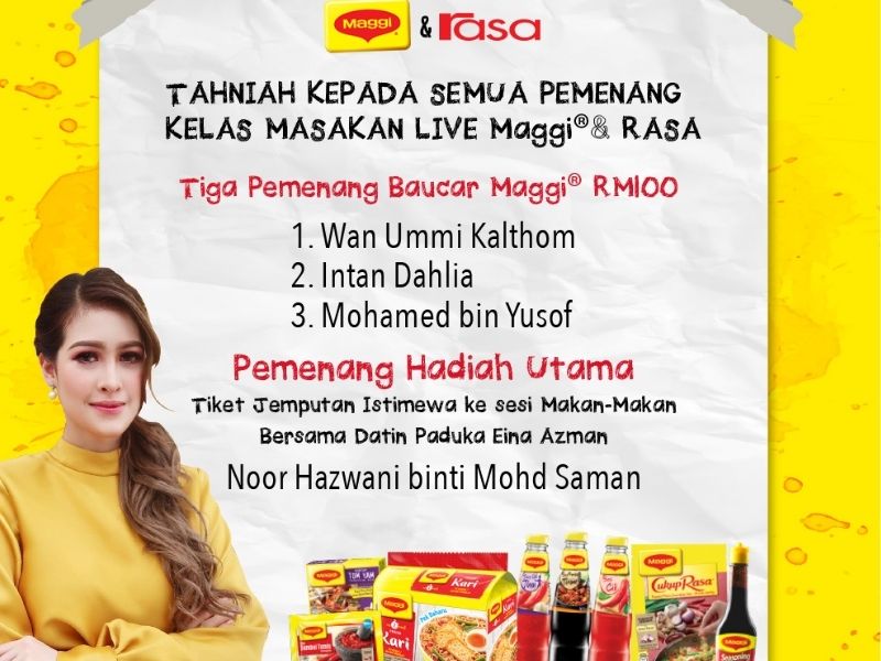 Chef Sharifah Kongsi 4 Resipi Kudapan Paling Senang Buat Guna Bahan Dari Maggi®Je