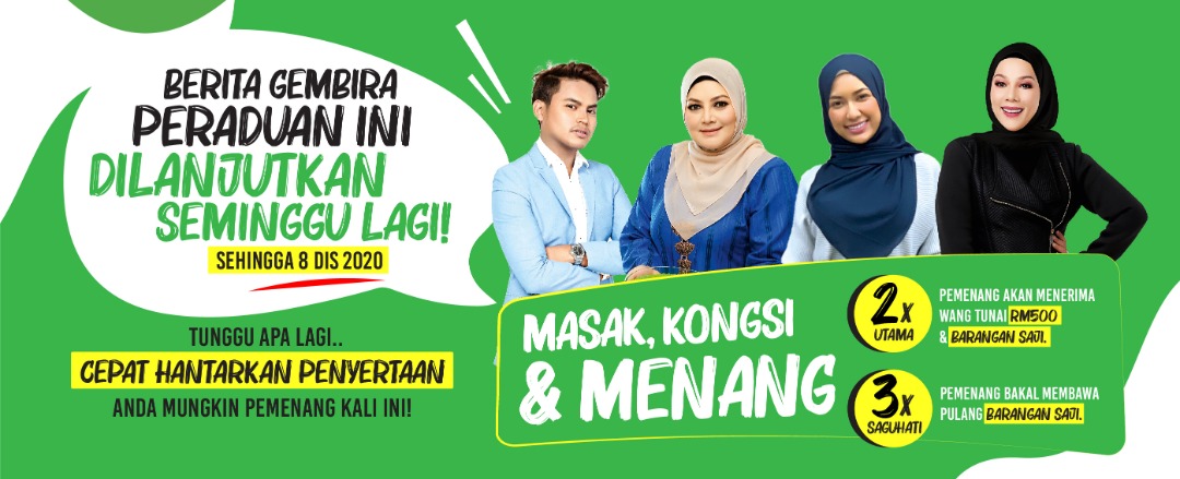 Saji-an Misteri; Masak, Kongsi & Menang Melabuhkan Tirai