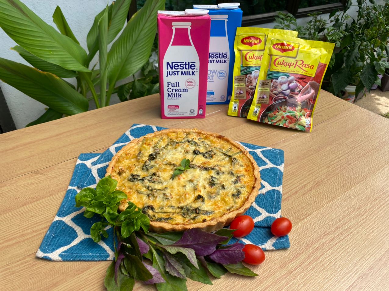 Cuba Resipi Quiche Bayam Dan Keledek & Rebut Peluang Menangi Wang Tunai RM280,000!