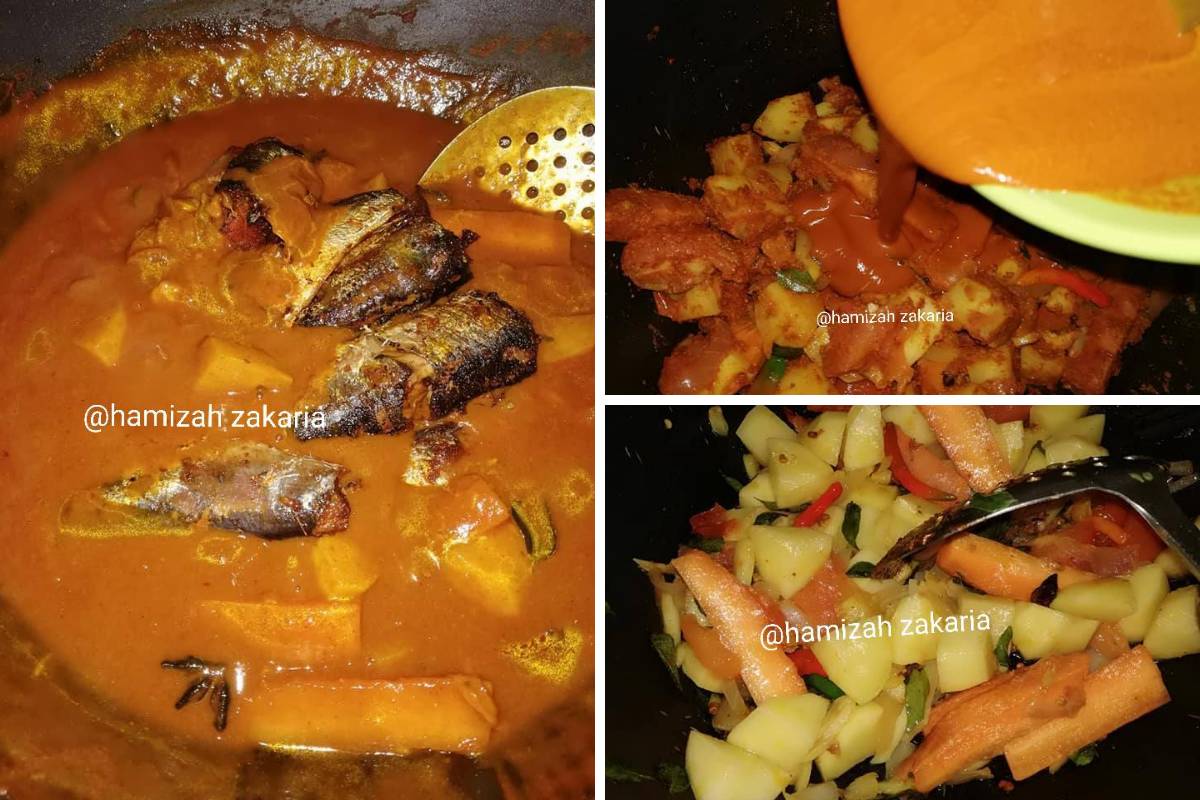 Cara Masak Kari Sardin Tanpa Santan, Kuah Tetap Pekat Macam Di Kedai Mamak