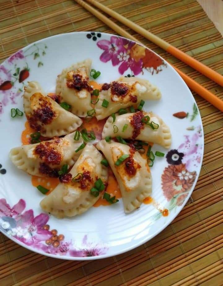 Resipi Dumpling Goreng Homemade Guna Isi Ayam. Mudah &#038; Tak Guna Banyak Bahan