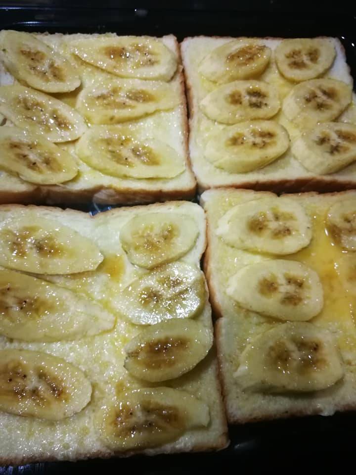 Resipi Roti Pisang Bakar Untuk Minum Petang. Sedap, Mudah & Sangat Berbaloi