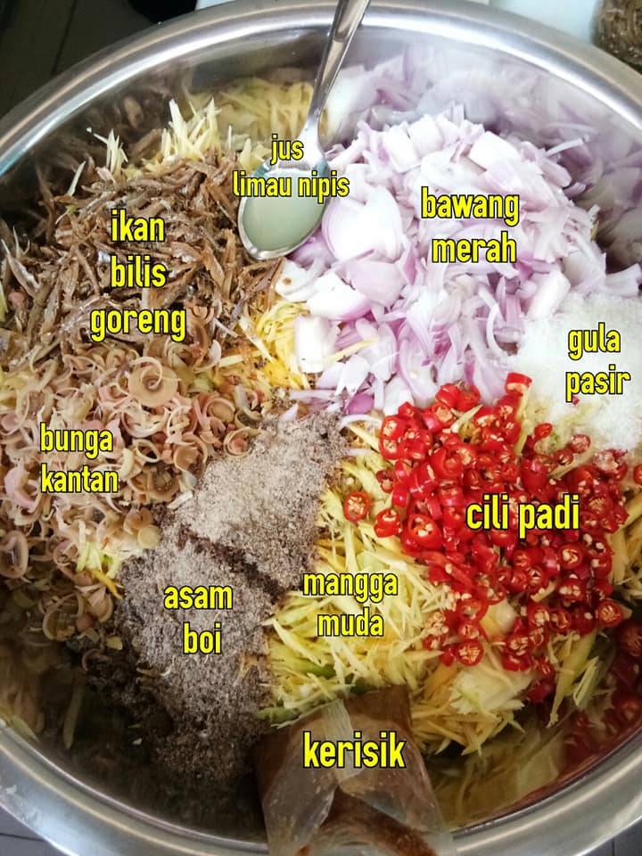 Gaul-Gaul Je Dah Siap. Kerabu Bayam Brazil Ni Memang Sangat Sedap