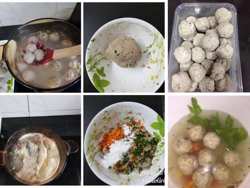 Cara Buat Homemade Fishball Ikut Cara Azlina Ina. Memang Kenyang Dan Sihat