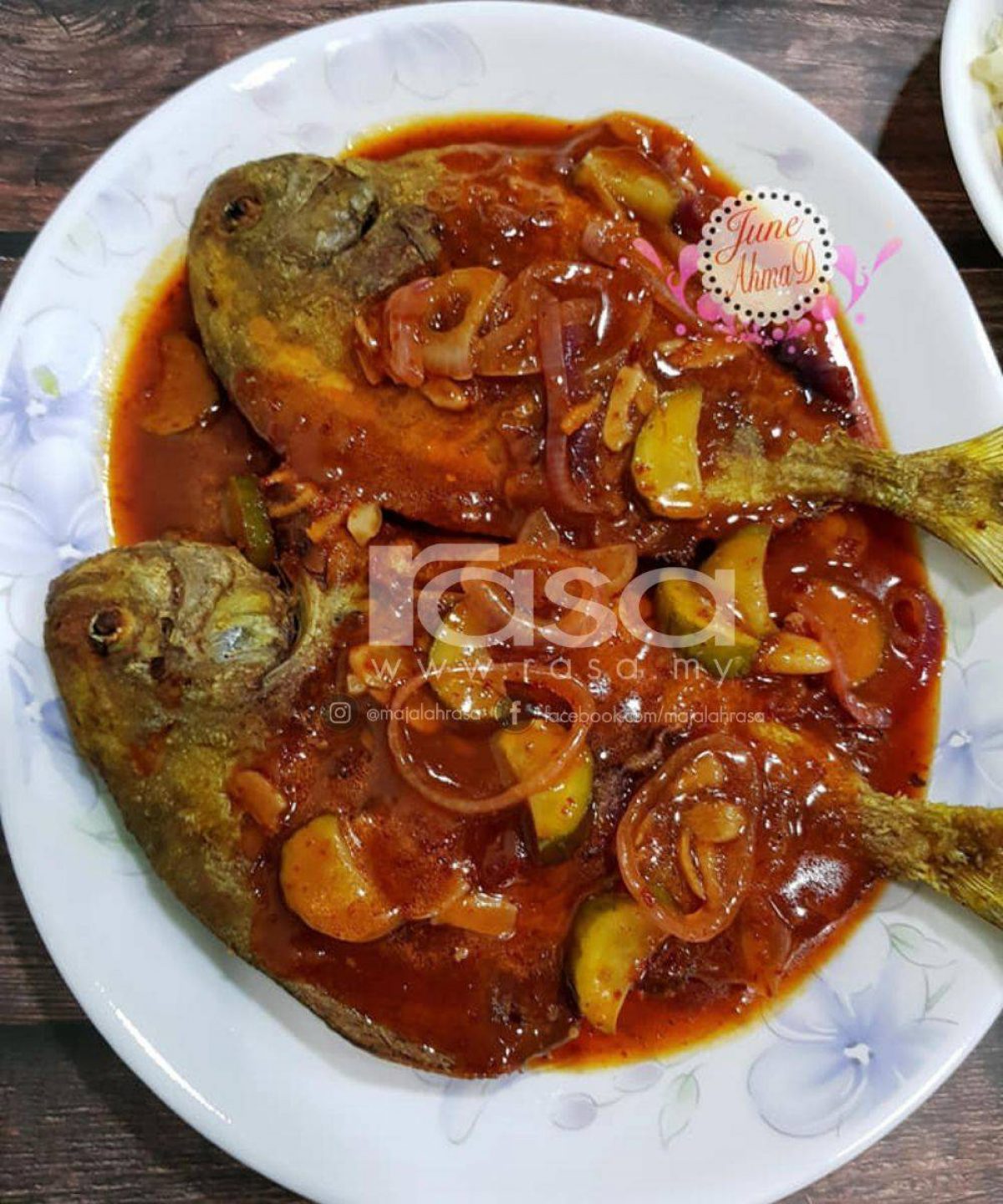 Resepi ikan bawal masak tomato