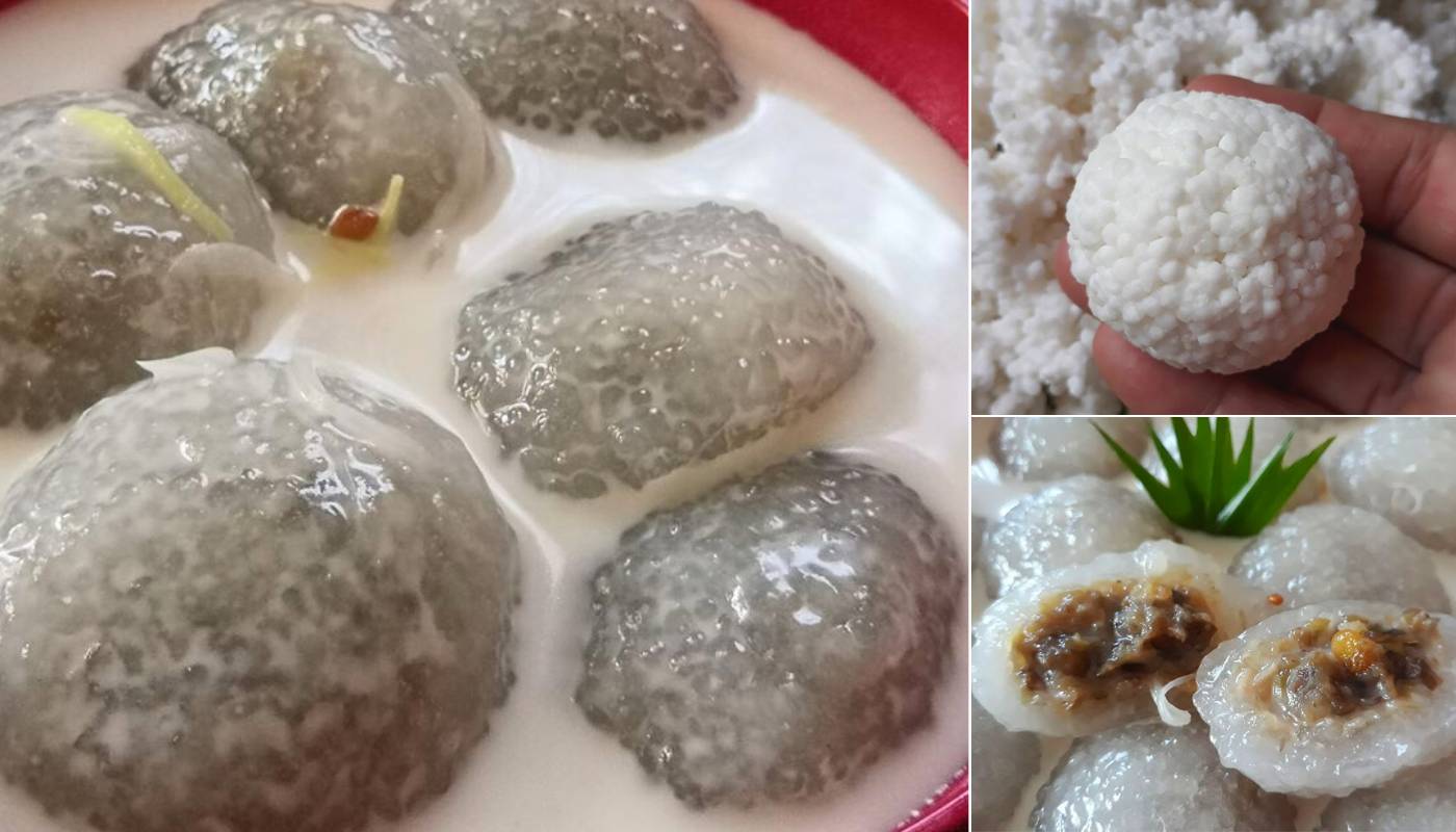 Resipi Kuih Asam Gumpal. Menu Minum Petang Mudah Buat Masa PKP