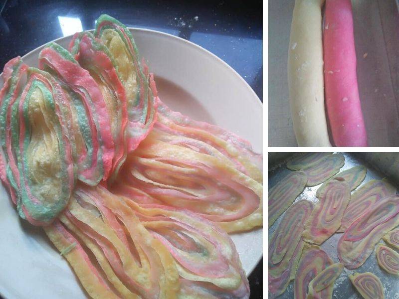 Kuih Tiram Jelita Rangup Dan Menarik Warna, Buat Tak Henti Makan