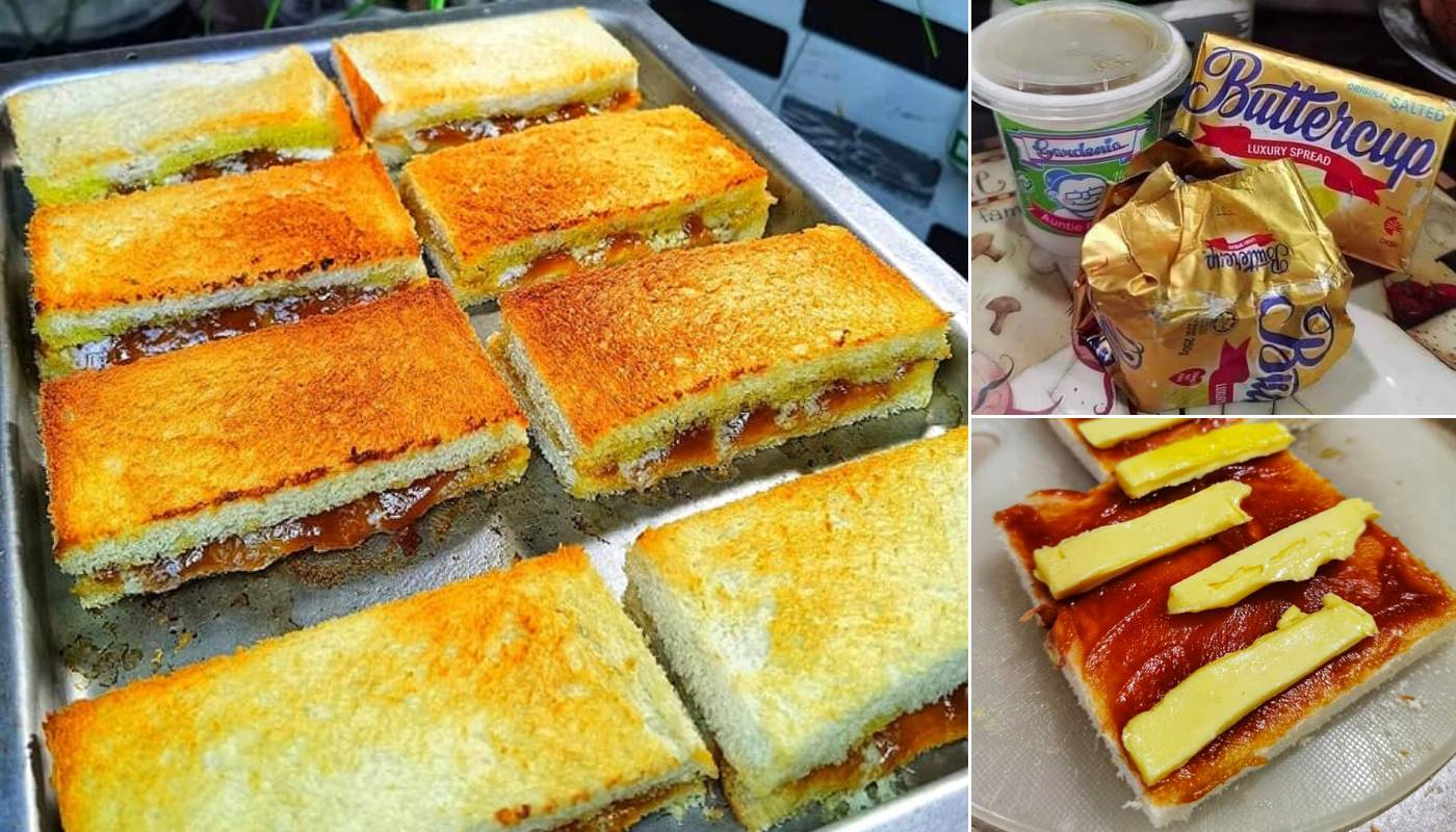 Guna 3 Bahan Je. Ini Resipi Roti Bakar Ala Kopitiam Super Lazat & Mudah