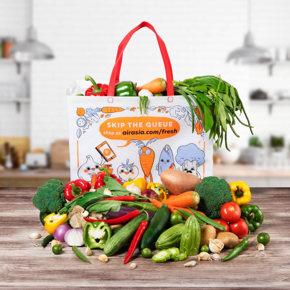 Airasia Fresh Lancar Fresh Pack, Pek Barangan Runcit Dengan Harga Berpatutan