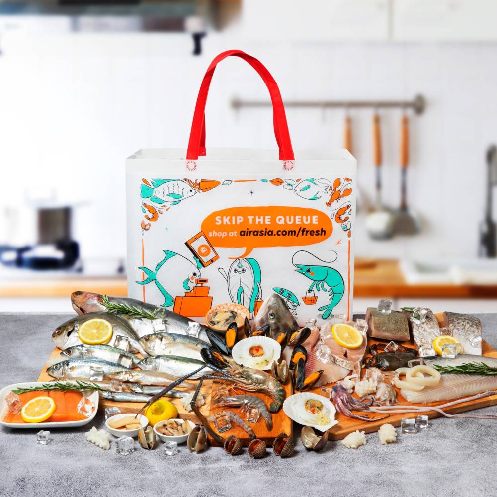 Airasia Fresh Lancar Fresh Pack, Pek Barangan Runcit Dengan Harga Berpatutan
