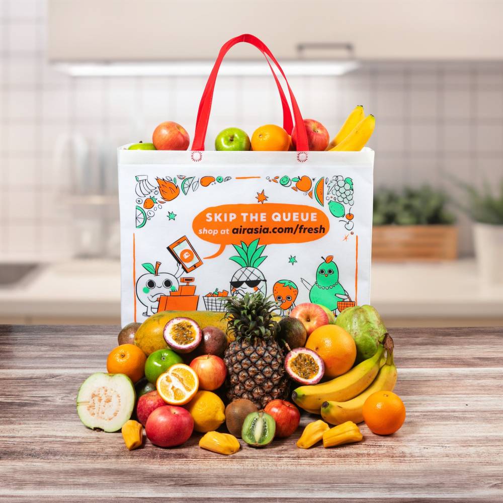 Airasia Fresh Lancar Fresh Pack, Pek Barangan Runcit Dengan Harga Berpatutan