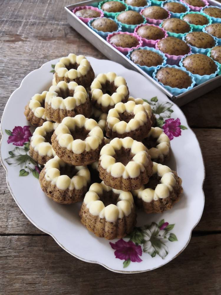 Apam Pisang Cheese Lembut Gebu. Gabungan Lama & Moden Yang Sangat Sedap