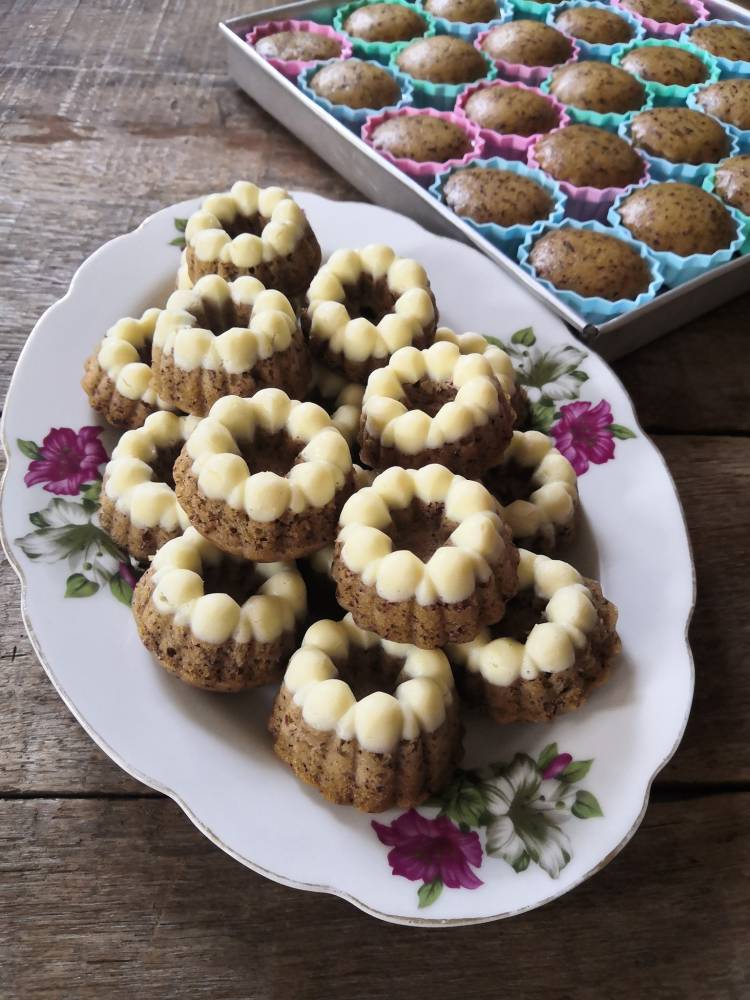 Apam Pisang Cheese Lembut Gebu. Gabungan Lama &#038; Moden Yang Sangat Sedap