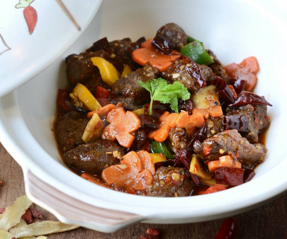 Resipi Daging Szechuan & Cendawan Telur Masin Untuk Makan Besar Tahun Baru Cina