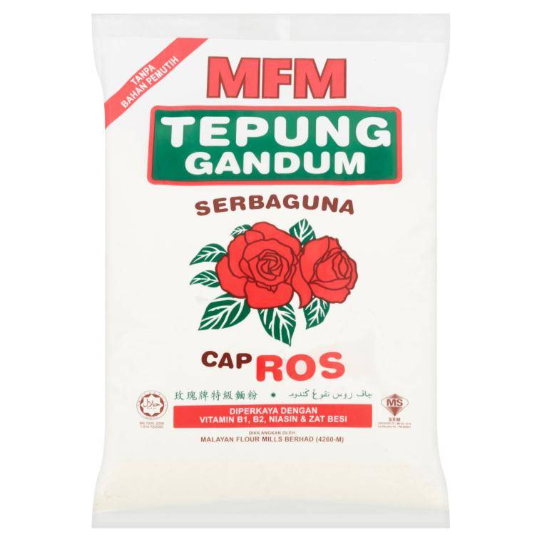 Beza Tepung Gandum Ros Ini Buat Ramai Orang Keliru, Nampak Sama Tapi Berbeza Tau